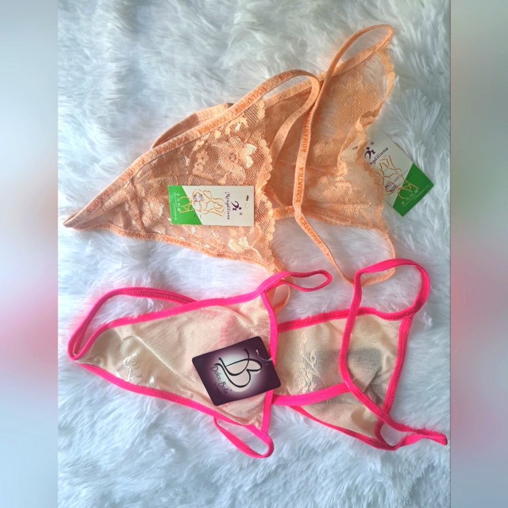 Lace Thong Underwear 4 Pcs Bundle New With Tags! XS/ Small